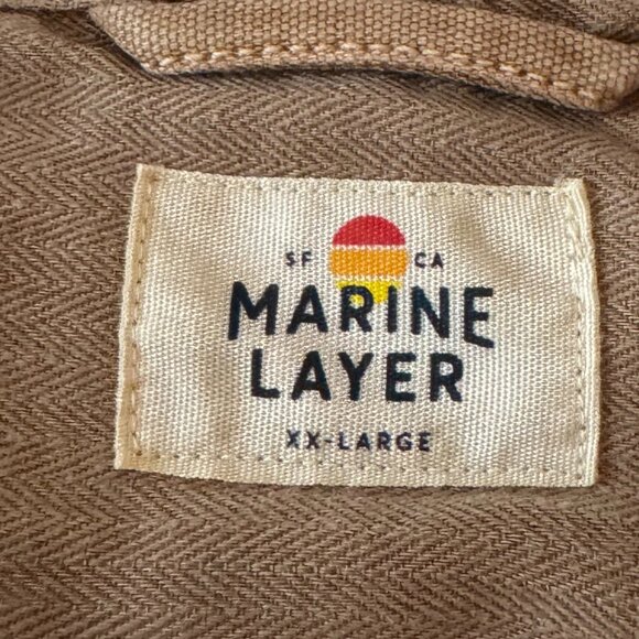 Marine Layer Broken In Canvas Overshirt - Picture 3 of 10